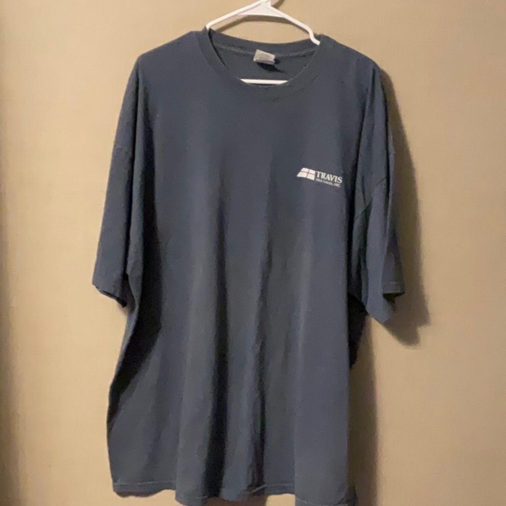 Gildan Blue Short Sleeve Tee Casual Comfort